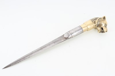 Lot 1250 - STEEL DAGGER