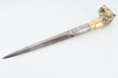 Lot 1250 - STEEL DAGGER