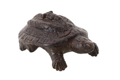 Lot 932 - JAPANESE CAST BRONZED TERRAPIN