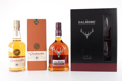 Lot 409 - DALMORE 12 YEAR OLD LIMITED EDITION GIFT PACK WITH GLASSES