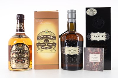Lot 424 - CHIVAS CENTURY OF MALTS 75CL AND CHIVAS REGAL 12 YEAR OLD 75CL