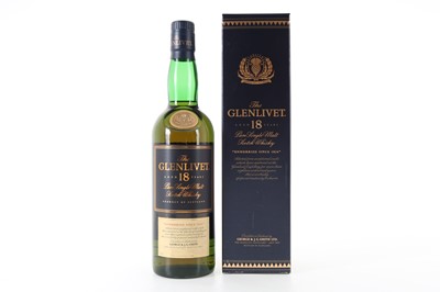 Lot 430 - GLENLIVET 18 YEAR OLD