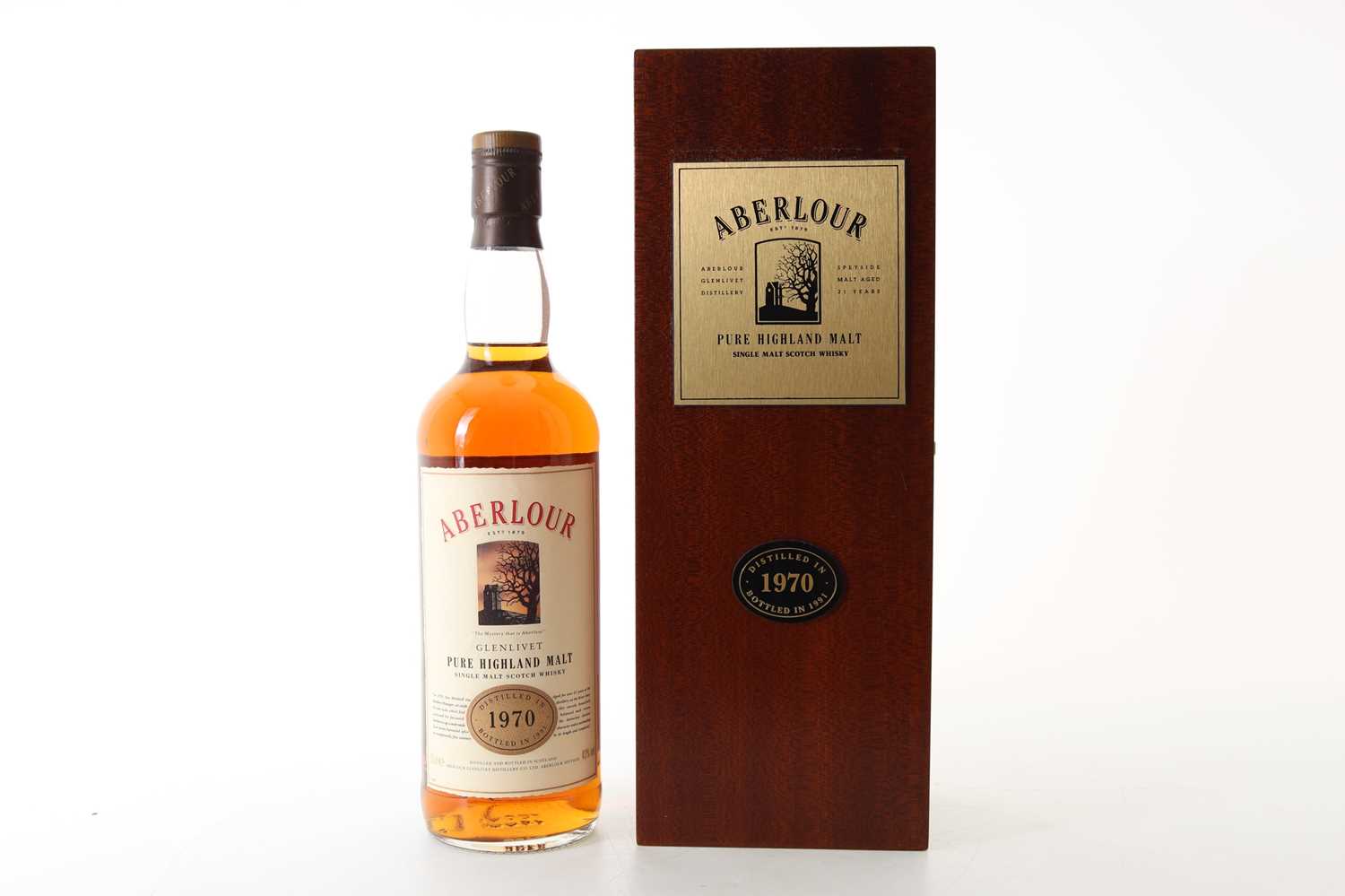 Lot 5 - ABERLOUR 1970 21 YEAR OLD 75CL