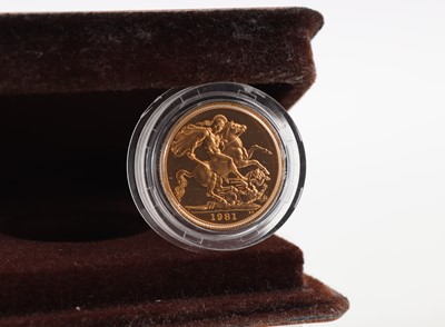 Lot 102 - ELIZABETH II GOLD PROOF SOVEREIGN