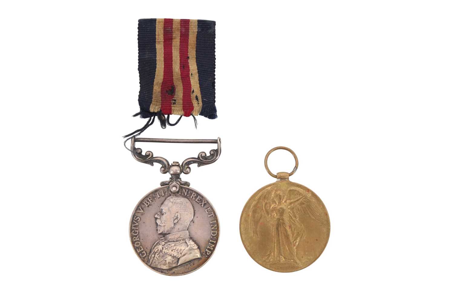 Lot 1253 - WORLD WAR I MEDAL DUO
