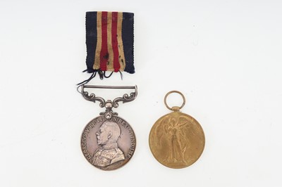 Lot 1253 - WORLD WAR I MEDAL DUO