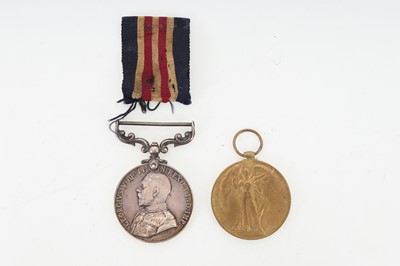 Lot 1253 - WORLD WAR I MEDAL DUO