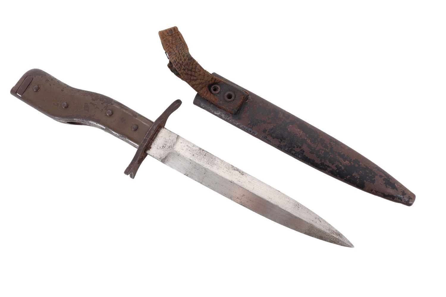 Lot 1261 - WWI GERMAN DEMAG TRENCH DAGGER