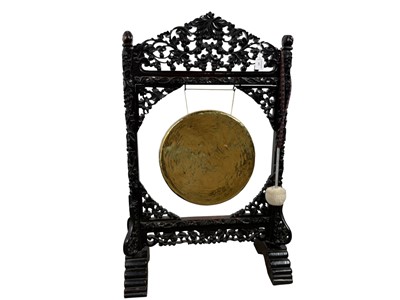 Lot 937 - CHINESE HARDWOOD DINNER GONG