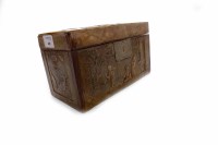 Lot 605 - EARLY 20TH CENTURY CHINESE HORN CASKET the...
