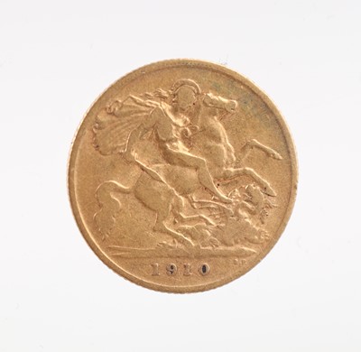 Lot 104 - EDWARD VII GOLD HALF SOVEREIGN