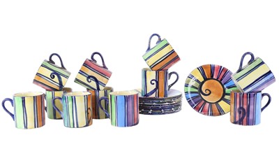 Lot 1723 - ELIZABETH MARY WATT PART COFFEE SERVICE