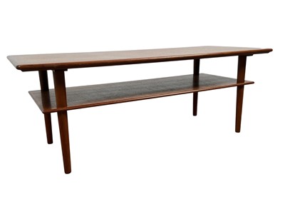 Lot 100 - TEAK COFFEE TABLE