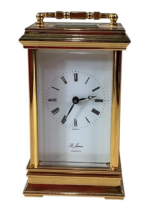 Lot 65 - CARRIAGE CLOCK