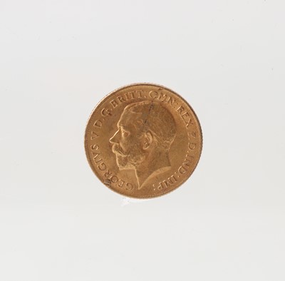 Lot 108 - GEORGE V GOLD HALF SOVEREIGN