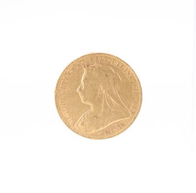 Lot 112 - LATE VICTORIAN GOLD SOVEREIGN