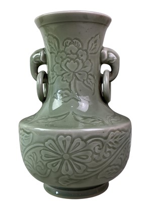 Lot 30 - CHINESE STYLE CELADON VASE
