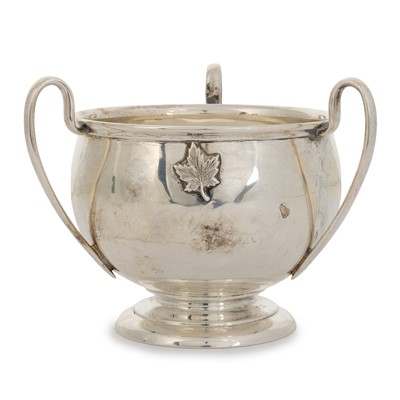 Lot 144 - GEORGE V CANADIAN SILVER TYG CUP