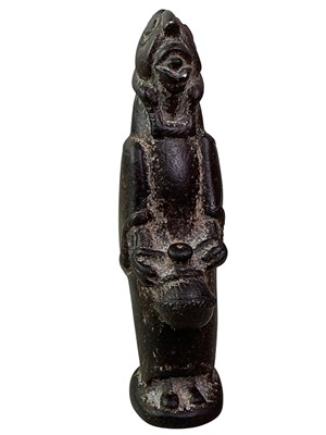 Lot 44 - NOMOLI CARVED STONE FIGURE