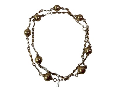 Lot 1 - GOLD NECKLACE