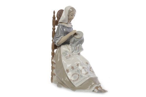 Lot 781 - LLADRO FIGURE 'INSULAR EMBRIODERESS' otherwise...