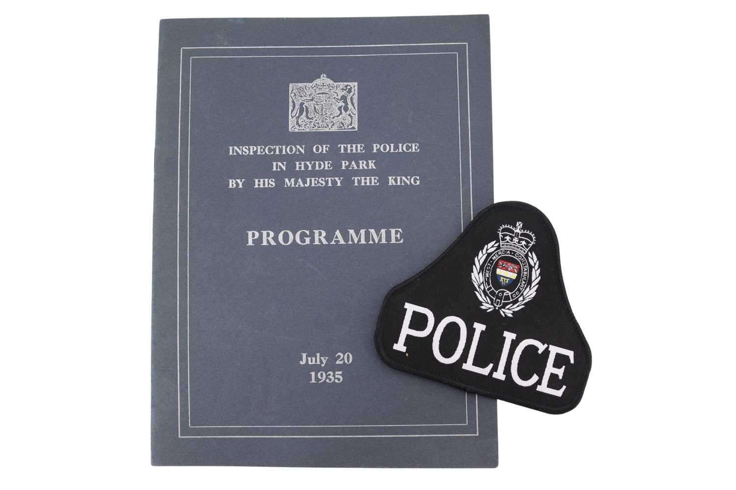 Lot 1265 - BRITISH POLICE