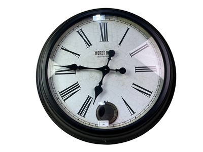 Lot 58 - CONTEMPORARY WALL CLOCK