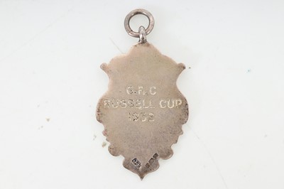 Lot 1273 - G.R.C. RUSSELL CUP SILVER MEDAL