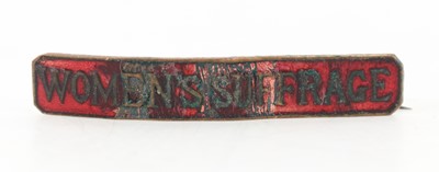 Lot 1758 - SUFFRAGETTE BROOCH