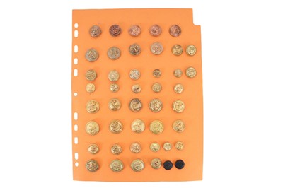 Lot 1282 - COLLECTION OF NAVAL BRASS BUTTONS