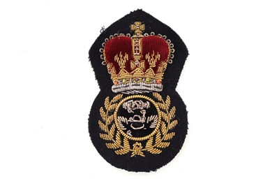 Lot 1283 - GROUP OF SIX ROYAL NAVY CHIEF PETTY OFFICERS BADGES