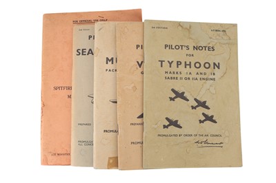 Lot 1291 - FIVE PILOT’S NOTES BOOKLETS