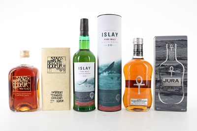 Lot 20 - JURA SUPERSTITION, ISLAY 10 YEAR OLD PURE MALT