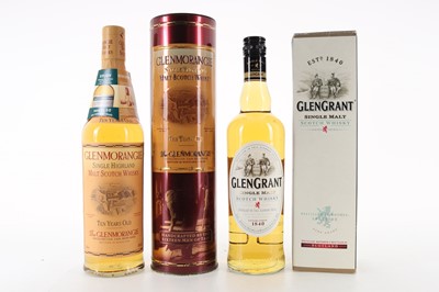 Lot 28 - GLENMORANGIE 10 YEAR OLD AND GLEN GRANT