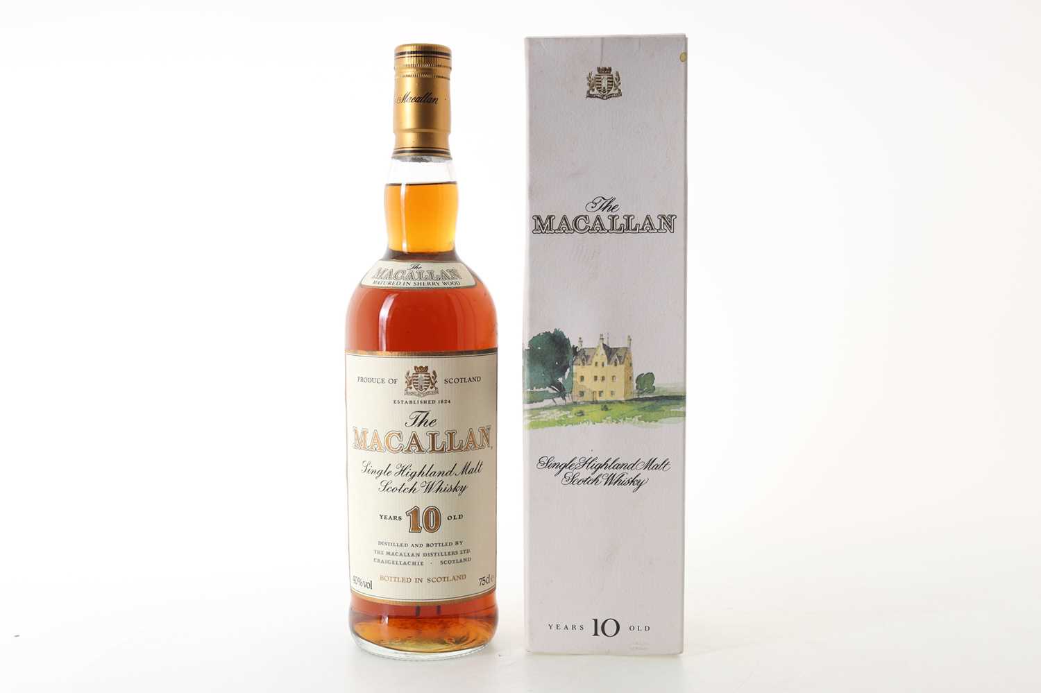 Lot 9 - MACALLAN 10 YEAR OLD 1980S