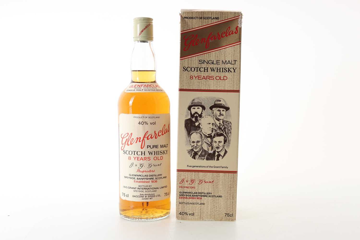 Lot 17 - GLENFARCLAS 8 YEAR OLD 1980S 75CL