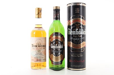 Lot 19 - TORMORE 10 YEAR OLD AND GLENFIDDICH SPECIAL OLD RESERVE