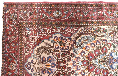 Lot 1846 - ASIAN BORDERED PRAYER RUG