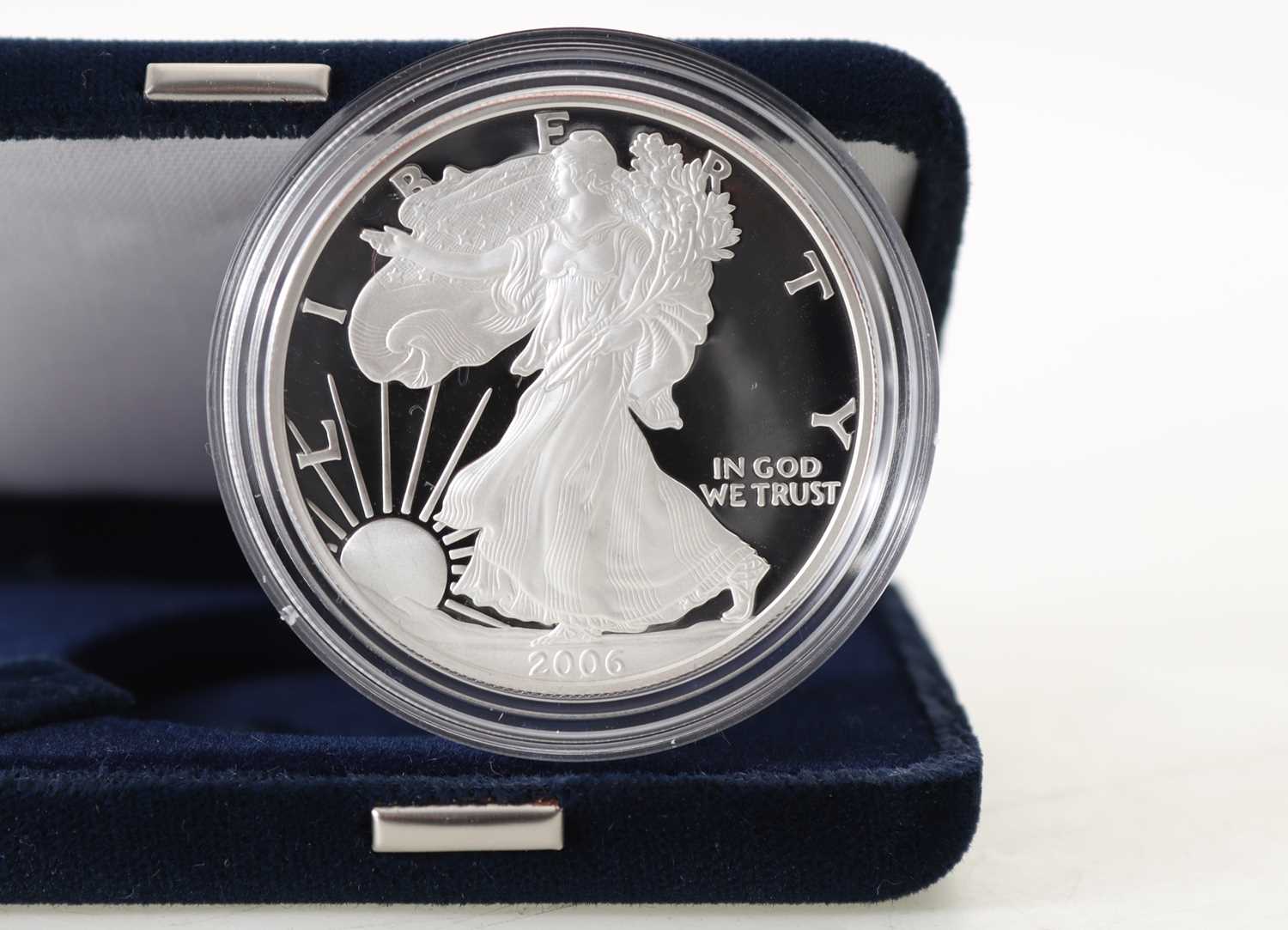 Lot 75 - EIGHT SILVER COMMEMORATIVE COINS,