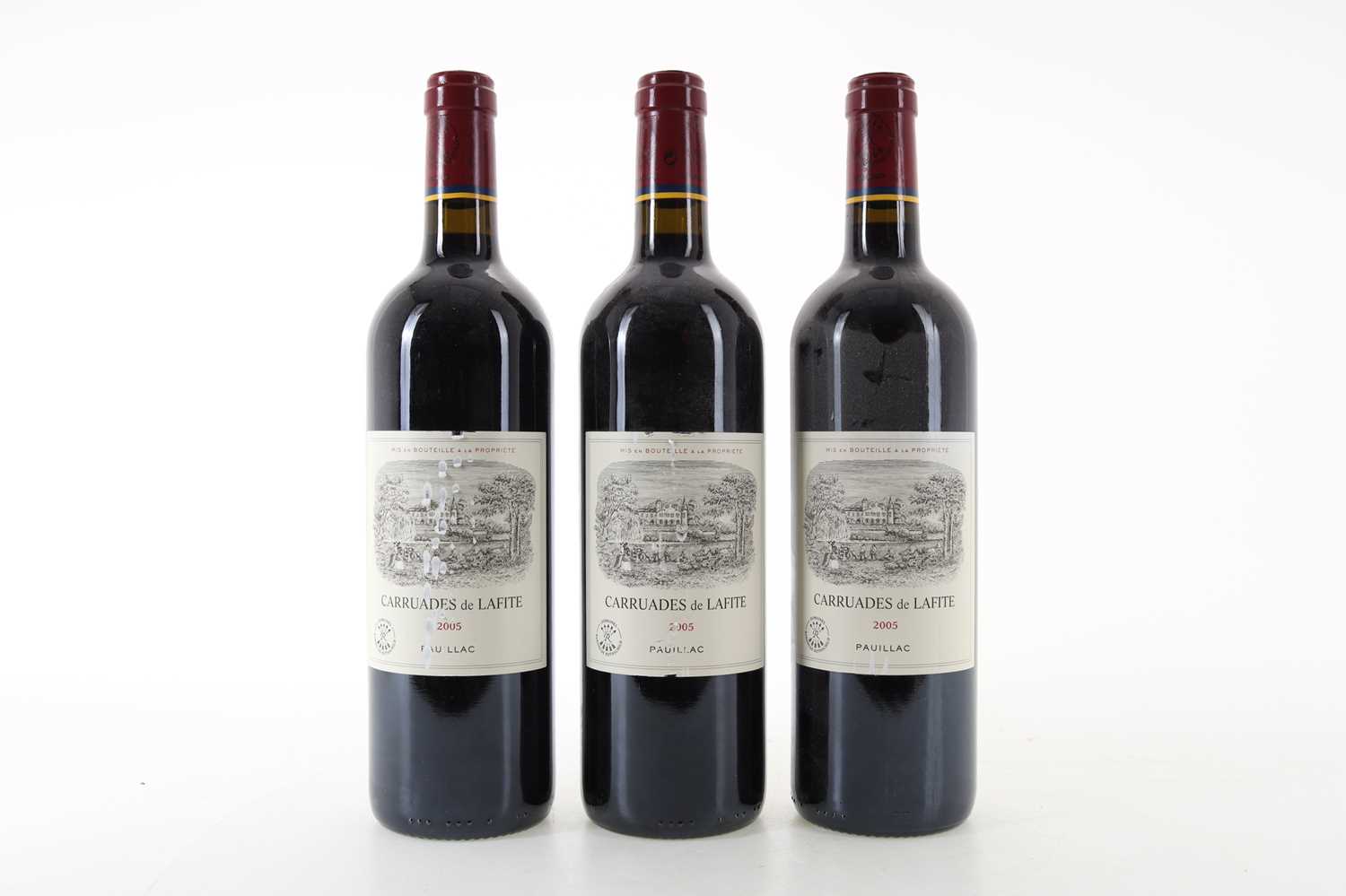 Lot 40 - THREE BOTTLES OF CARRUADES DE LAFITE 2005 PAUILLAC