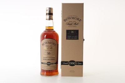 Lot 96 - BOWMORE 1990 16 YEAR OLD SHERRY MATURED