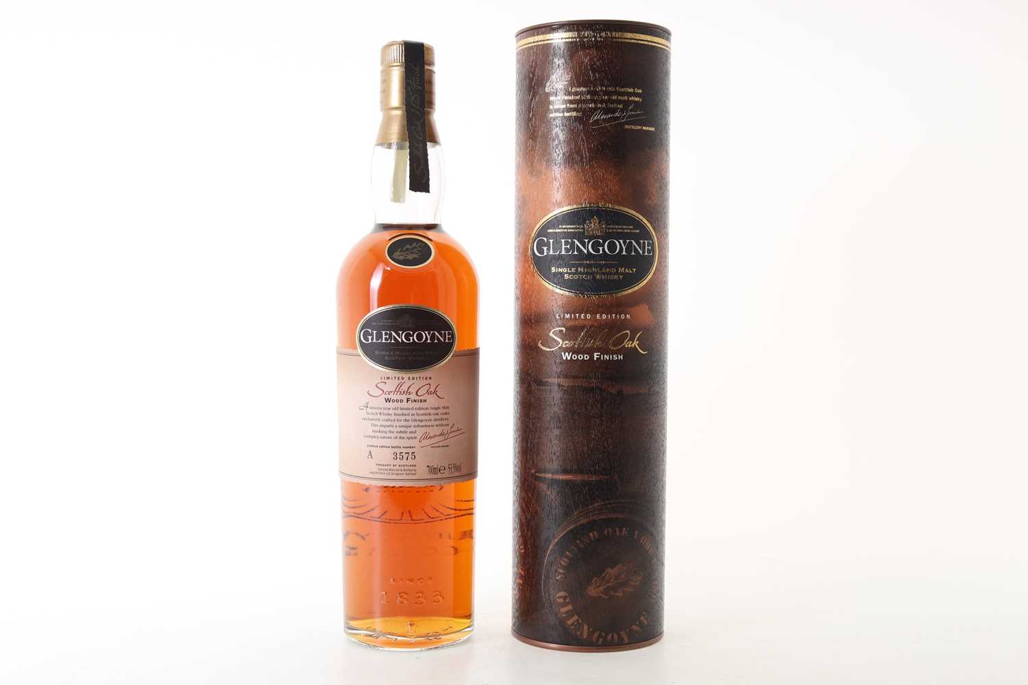 Lot 108 - GLENGOYNE 16 YEAR OLD SCOTTISH OAK WOOD FINISH