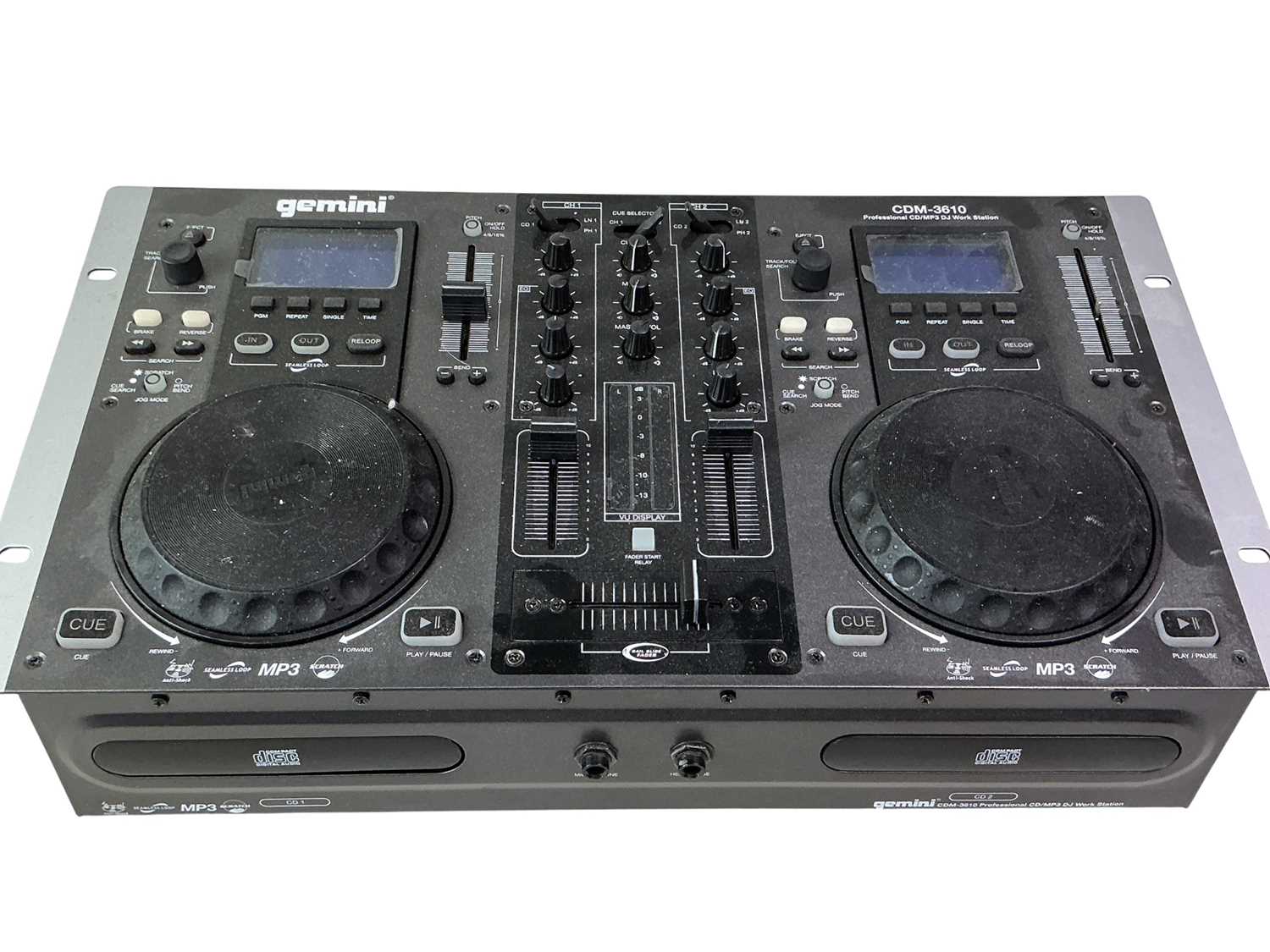 Lot 539 - GEMINI CDM-3610 PROFESSIONAL DJ WORK STATION,