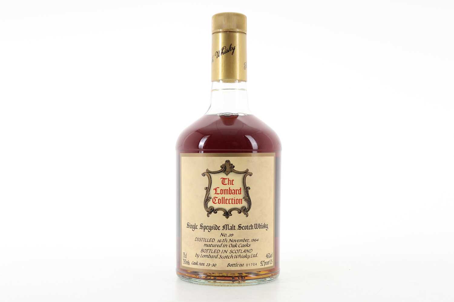 Lot 131 - THE LOMBARD COLLECTION 1964 VINTAGE 75CL - THE GOLFING GREATS