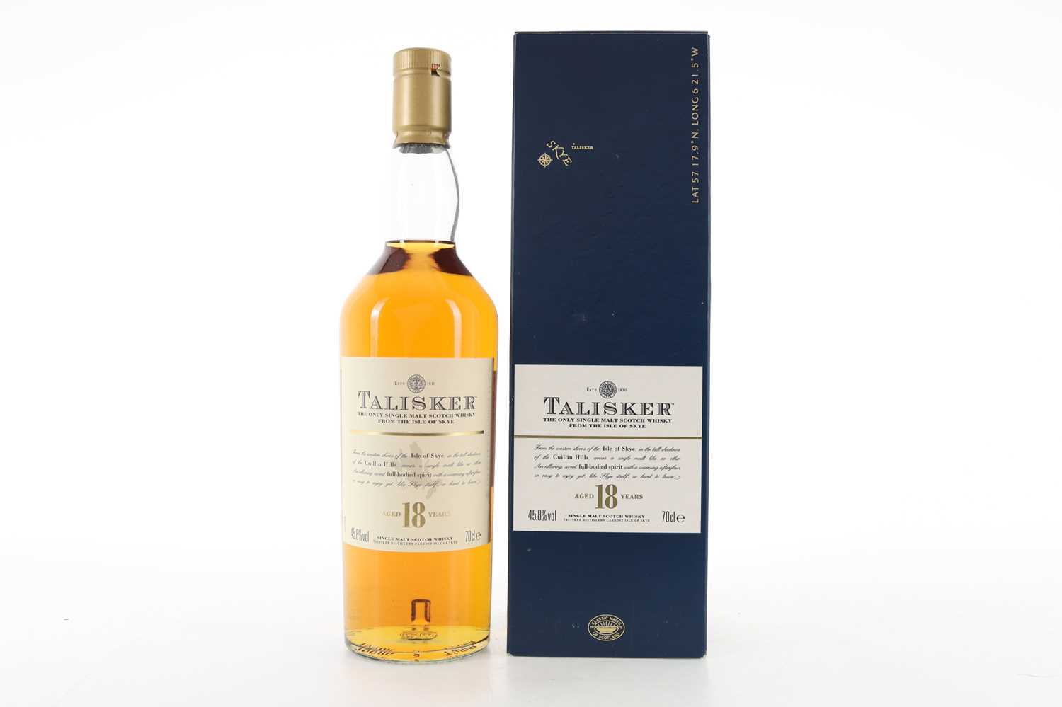 Lot 134 - TALISKER 18 YEAR OLD