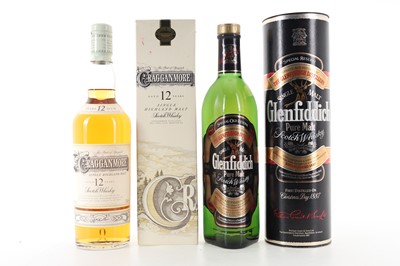 Lot 161 - CRAGGANMORE 12 YEAR OLD AND GLENFIDDICH SPECIAL OLD RESERVE
