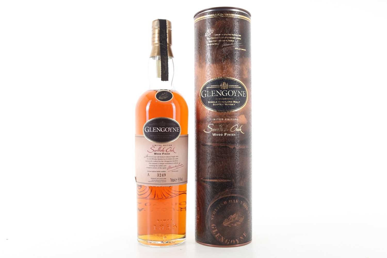 Lot 182 - GLENGOYNE 16 YEAR OLD SCOTTISH OAK WOOD FINISH