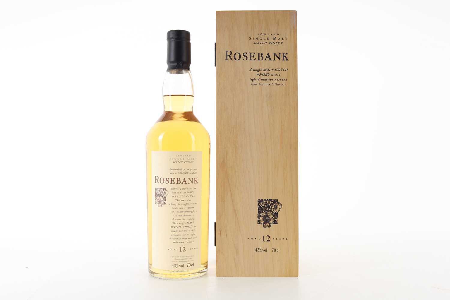 Lot 199 - ROSEBANK 12 YEAR OLD FLORA & FAUNA
