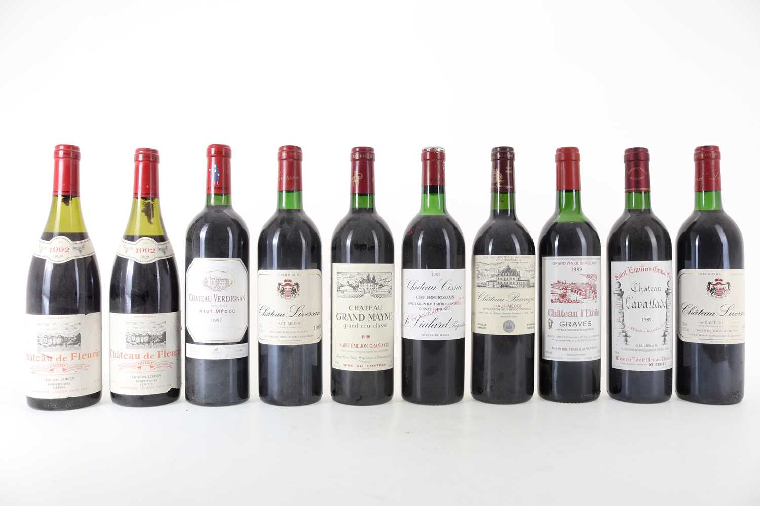 Lot 205 - TEN ASSORTED BOTTLES OF RED WINE