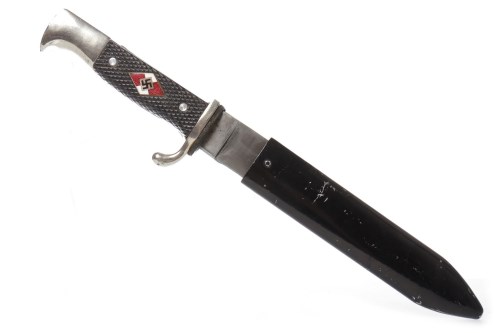 Lot 1213 - GERMAN HITLER YOUTH STYLE KNIFE enamelled...